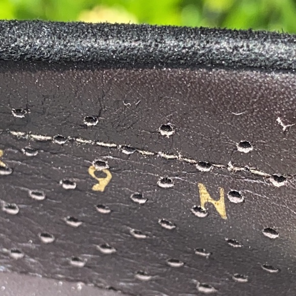 Stuart Weitzman Black Suede Driving Loafers Flats Sz 9 N - Picture 15 of 16